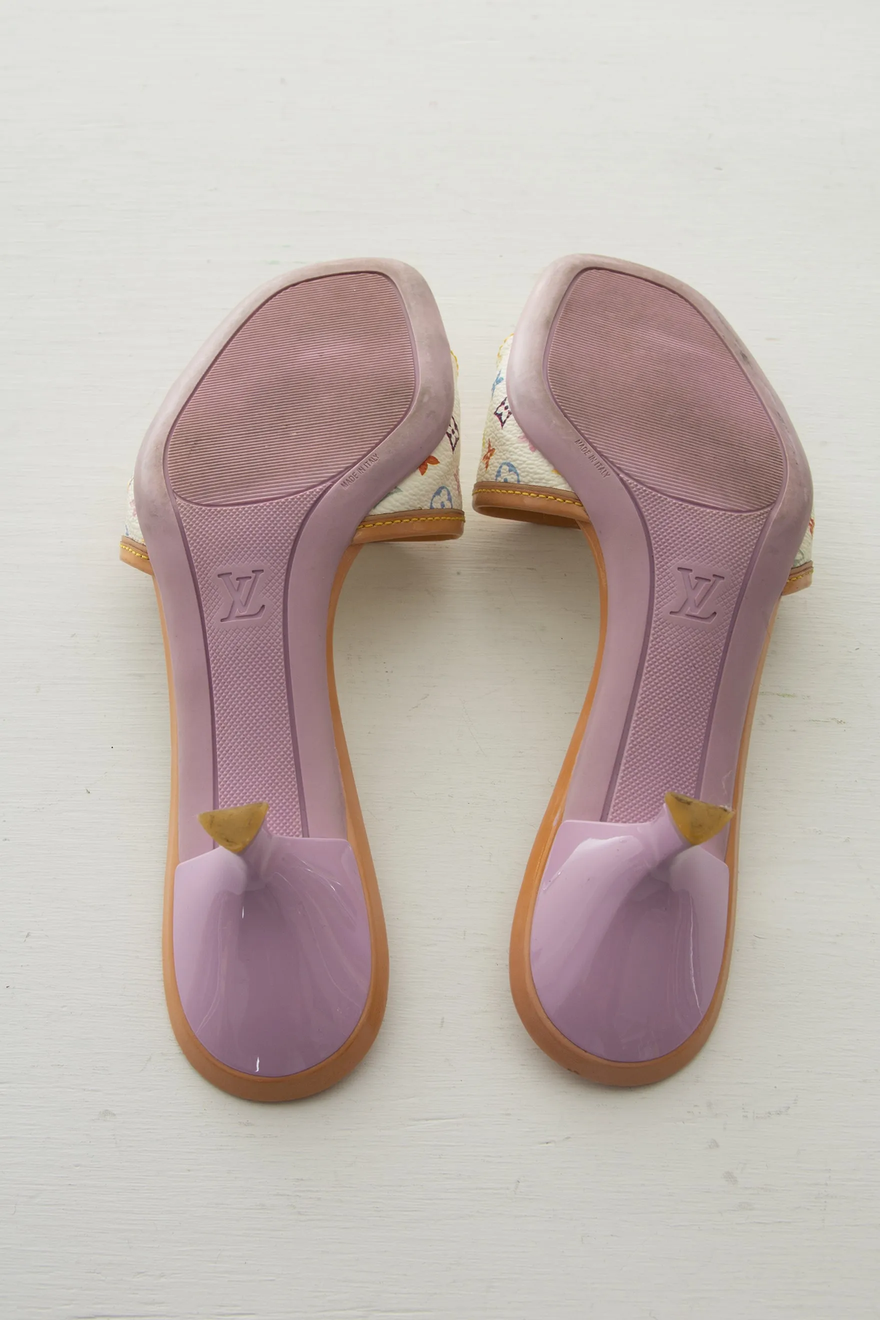 Multicolore Monogram Heels