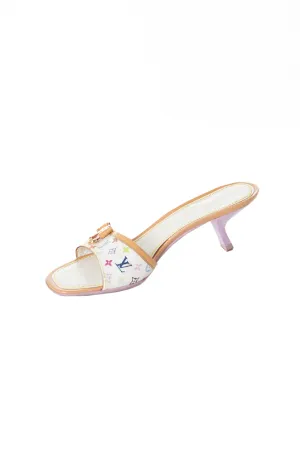 Multicolore Monogram Heels