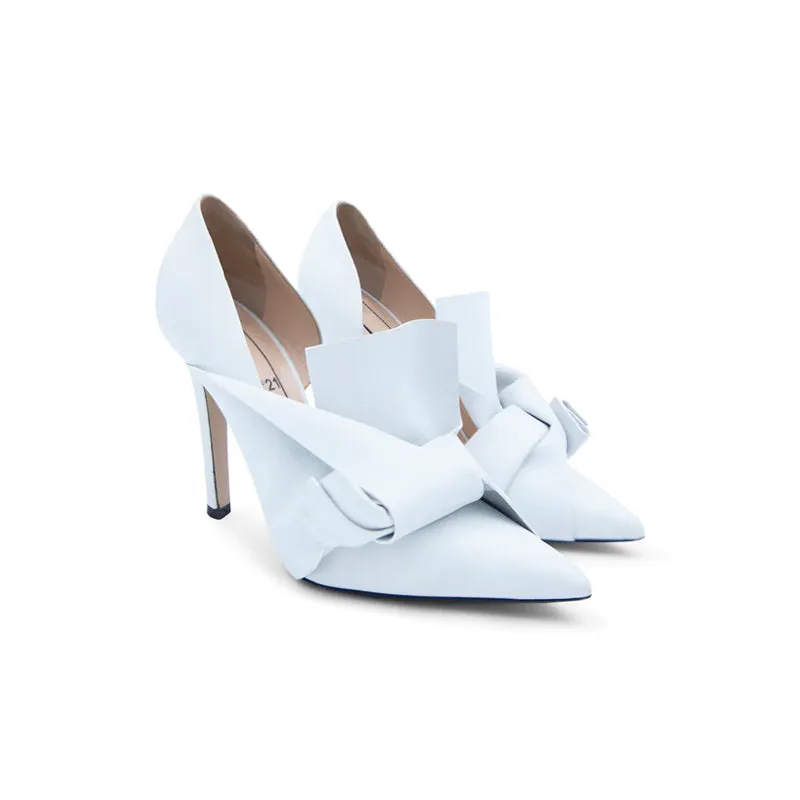 Nº21 White Knot Heels