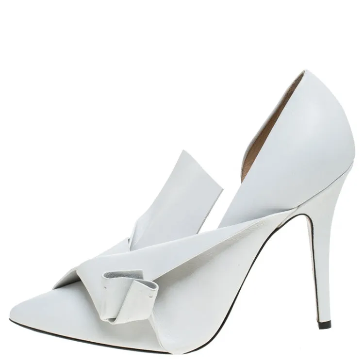 Nº21 White Knot Heels
