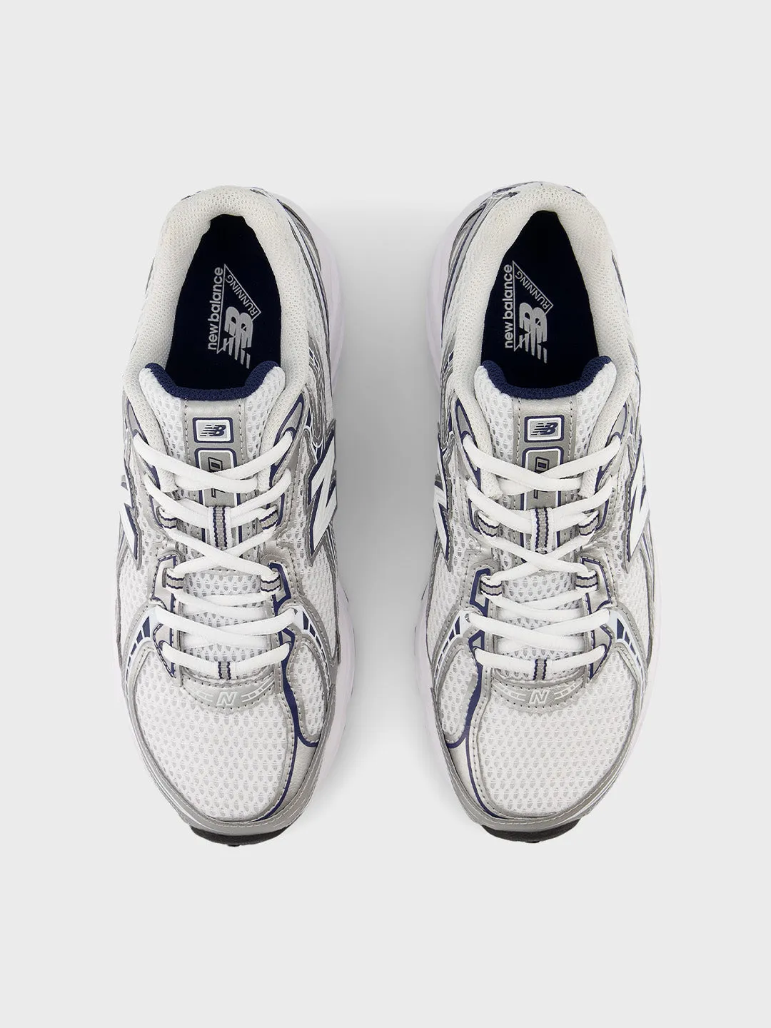New Balance 740 Sneakers | White/NB Navy