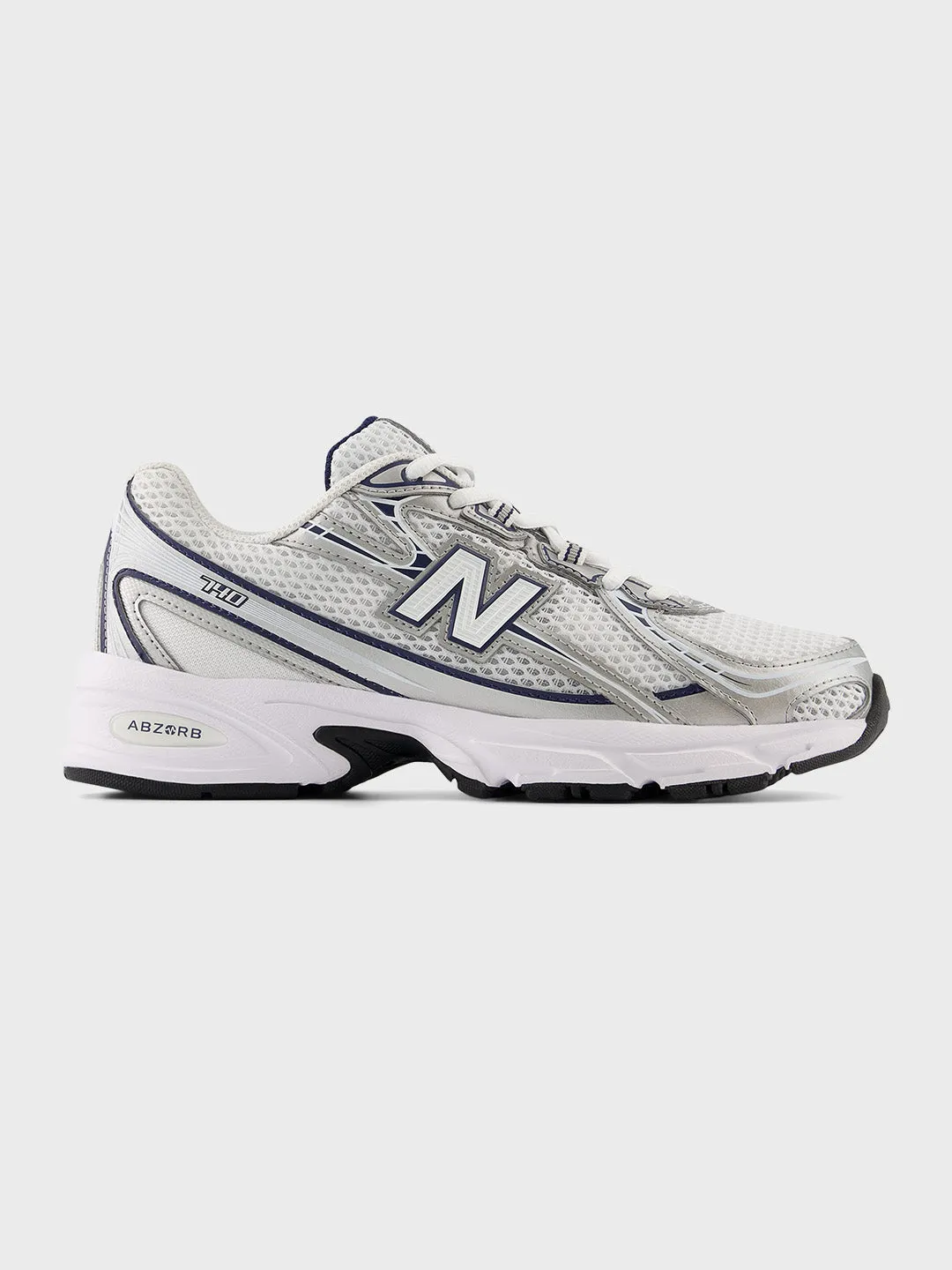 New Balance 740 Sneakers | White/NB Navy