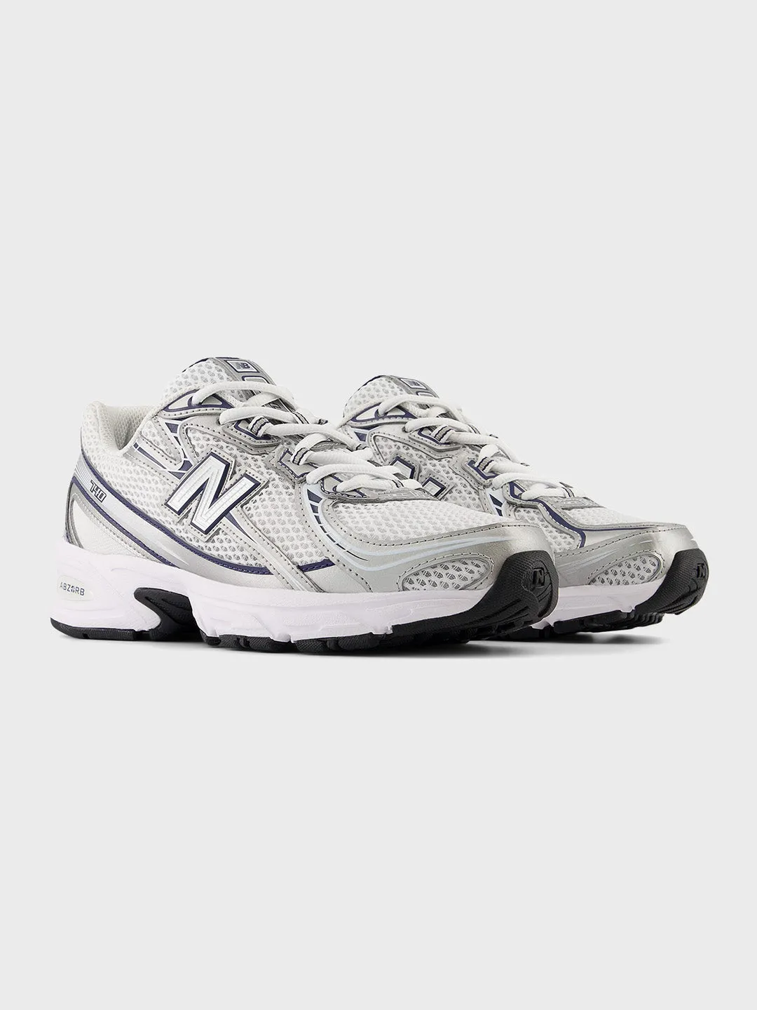 New Balance 740 Sneakers | White/NB Navy