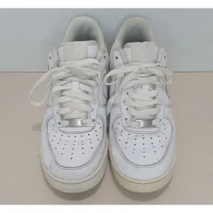Nike Air Force One Mens Size 8.5 Sneakers Triple White 315122-111 Lace Up