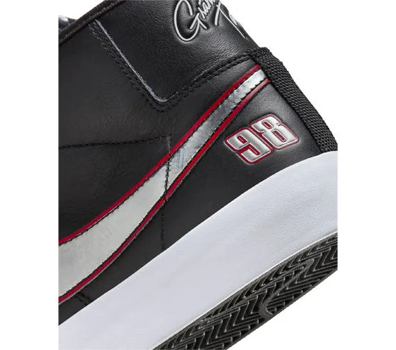 Nike Zoom Blazer Mid Pro GT - Black/Metallic Silver-Red