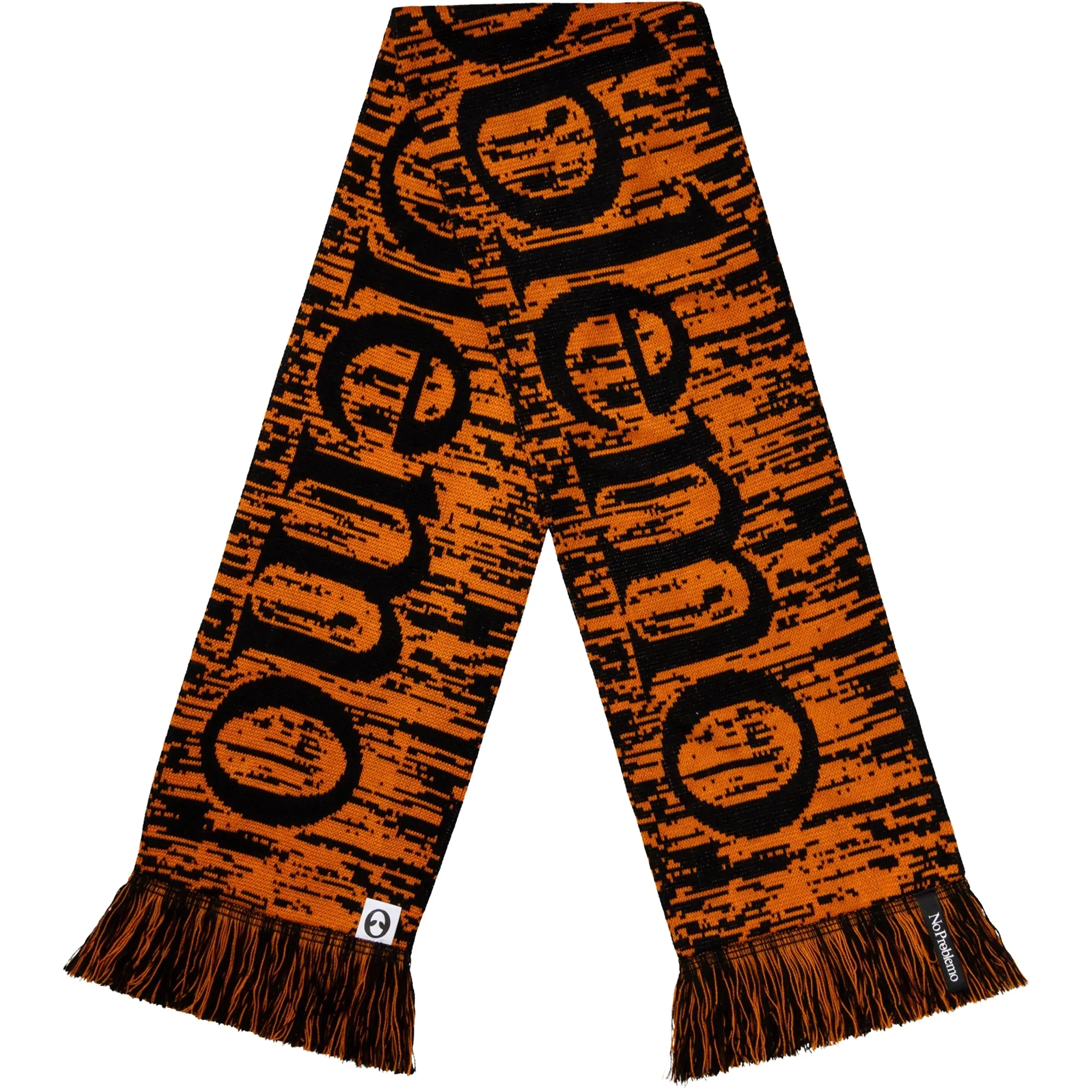 No Problemo Glitch Scarf (Orange)