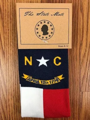 North Carolina State Flag Socks