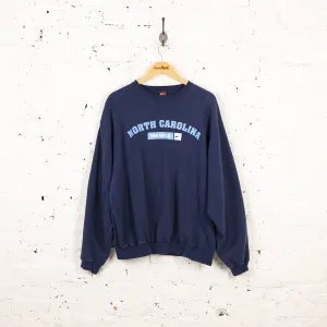North Carolina Tar Heels Basketball Nike Sweatshirt - Blue - XL