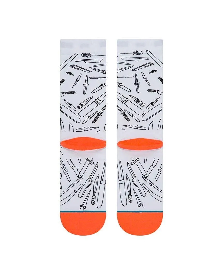 Oblow Poke Classic Crew Mark Oblow White
