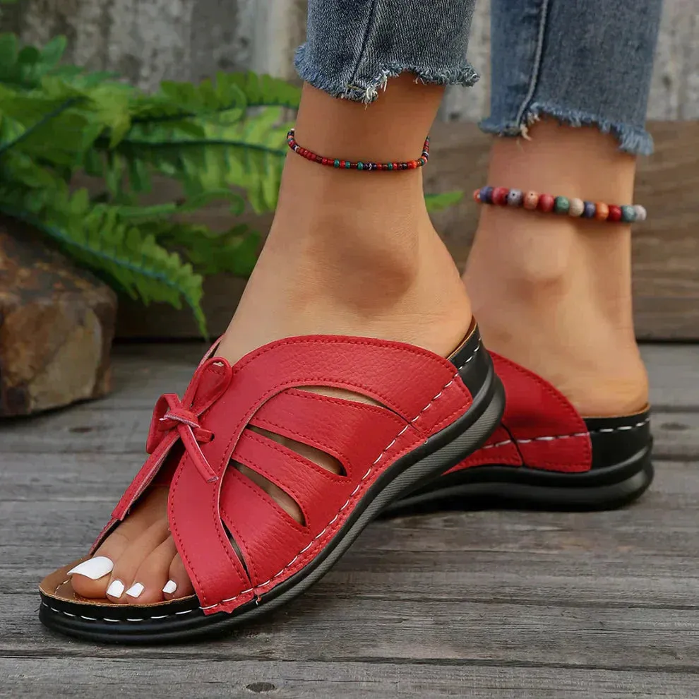 Open Toe Lace-Up Sandals | Black | Comfortable and Stylish