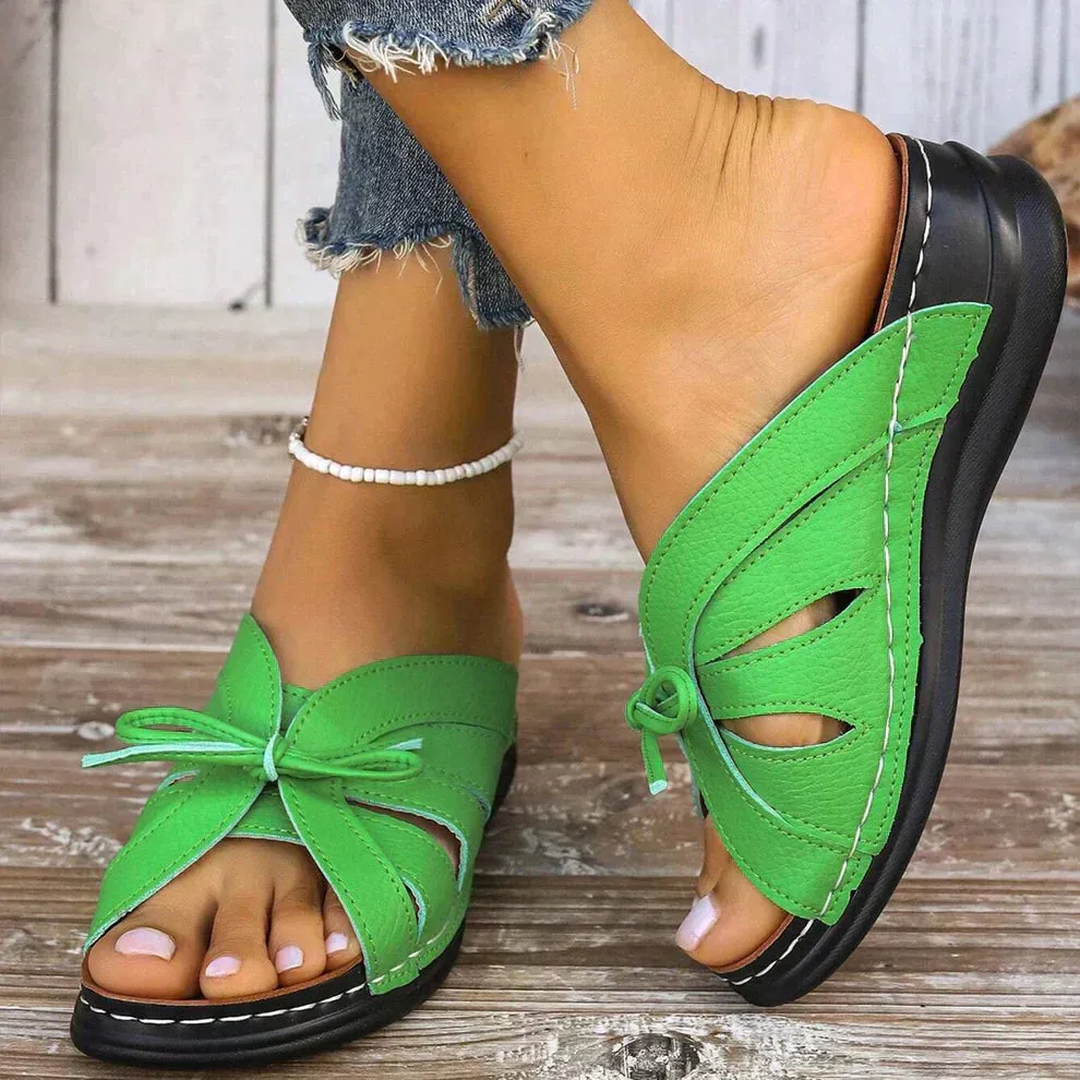 Open Toe Lace-Up Sandals | Black | Comfortable and Stylish