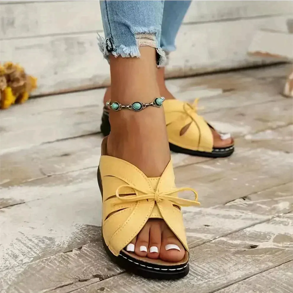 Open Toe Lace-Up Sandals | Black | Comfortable and Stylish