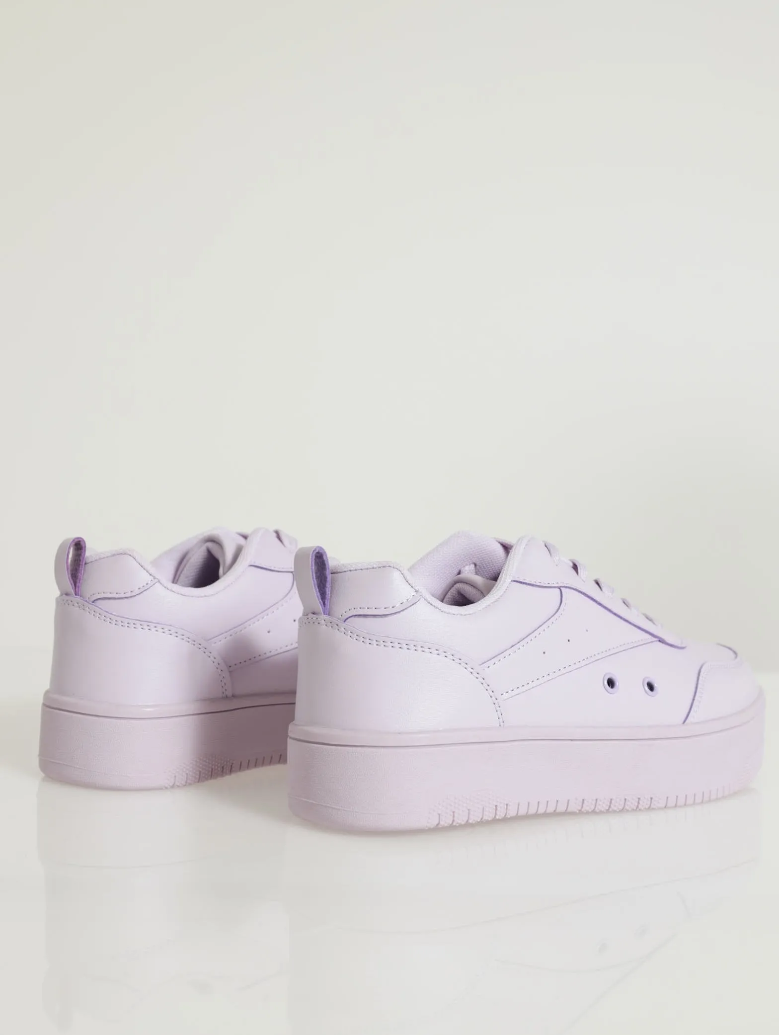 Pin Punch Vamp Sleek Street Sneaker - Purple