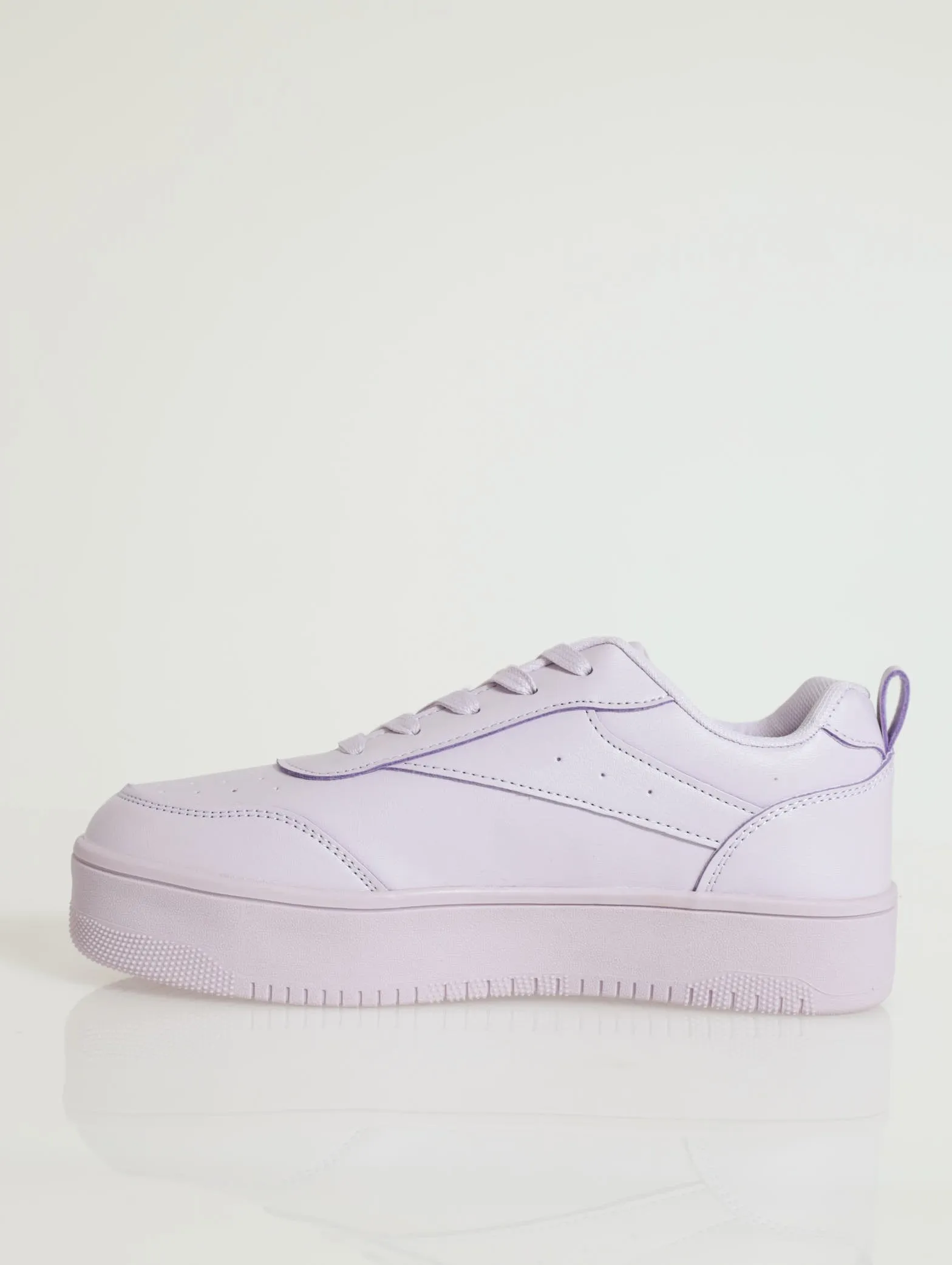 Pin Punch Vamp Sleek Street Sneaker - Purple