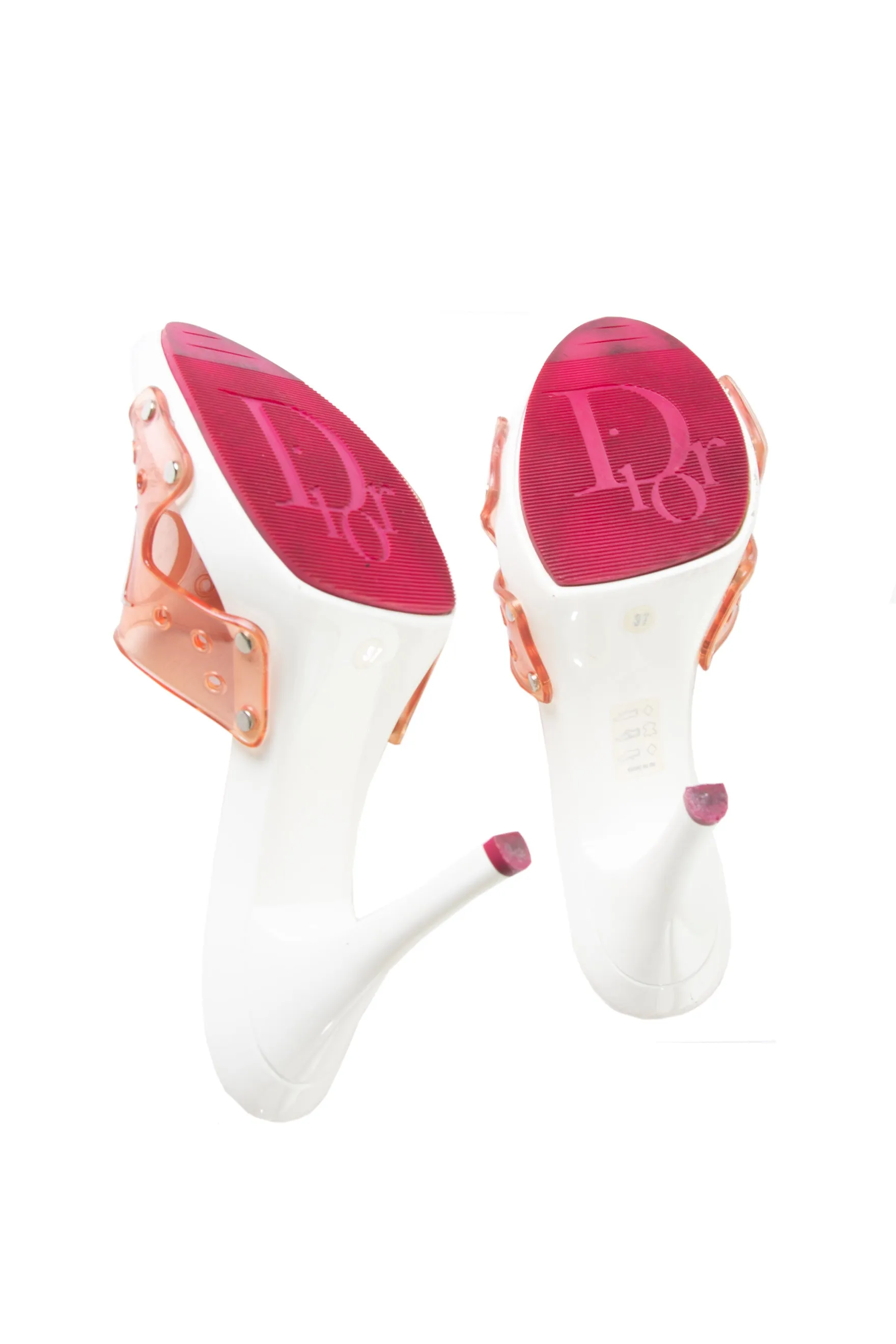 Pink Jelly Heels