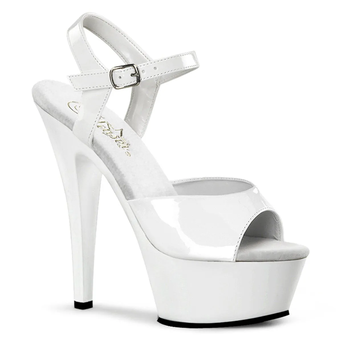 Pleaser Kiss 209 White