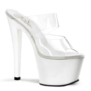 Pleaser Sky 302 White