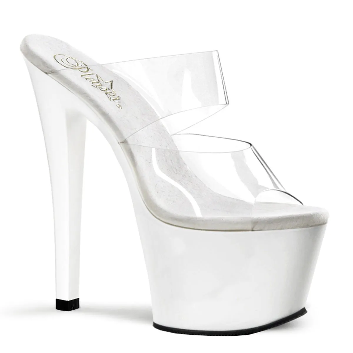 Pleaser Sky 302 White