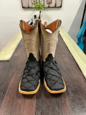 PRR- Black Matte undyed sole 2 Stitch