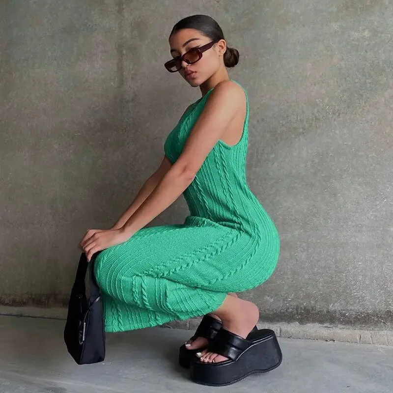 "☀️ Chic & Cozy – Lightweight Summer Knit Dresses for Effortless Style"