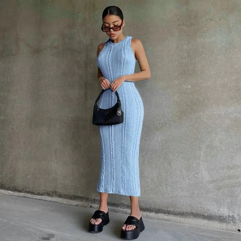 "☀️ Chic & Cozy – Lightweight Summer Knit Dresses for Effortless Style"