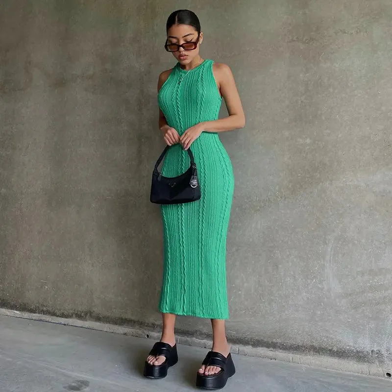 "☀️ Chic & Cozy – Lightweight Summer Knit Dresses for Effortless Style"