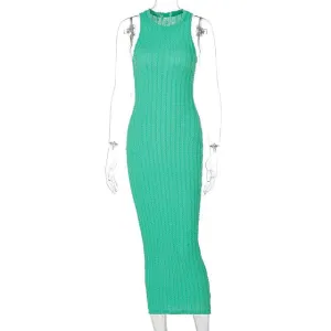 "☀️ Chic & Cozy – Lightweight Summer Knit Dresses for Effortless Style"