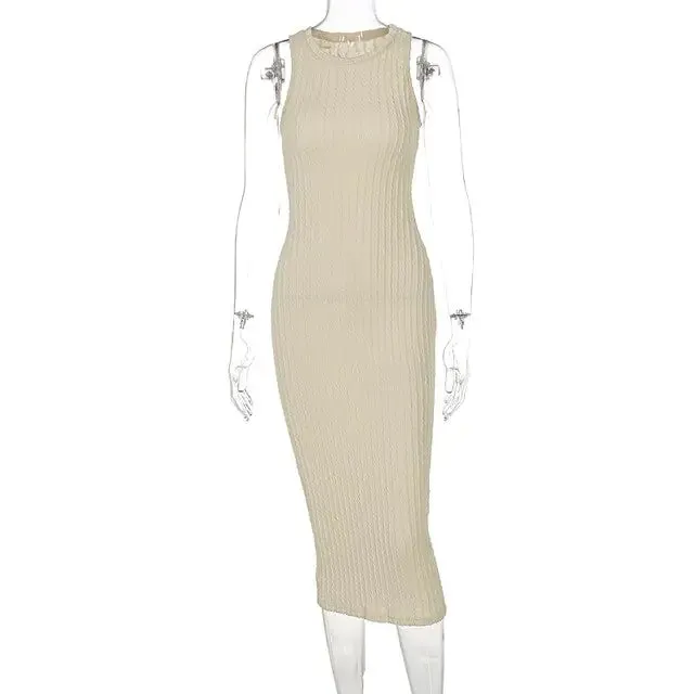 "☀️ Chic & Cozy – Lightweight Summer Knit Dresses for Effortless Style"