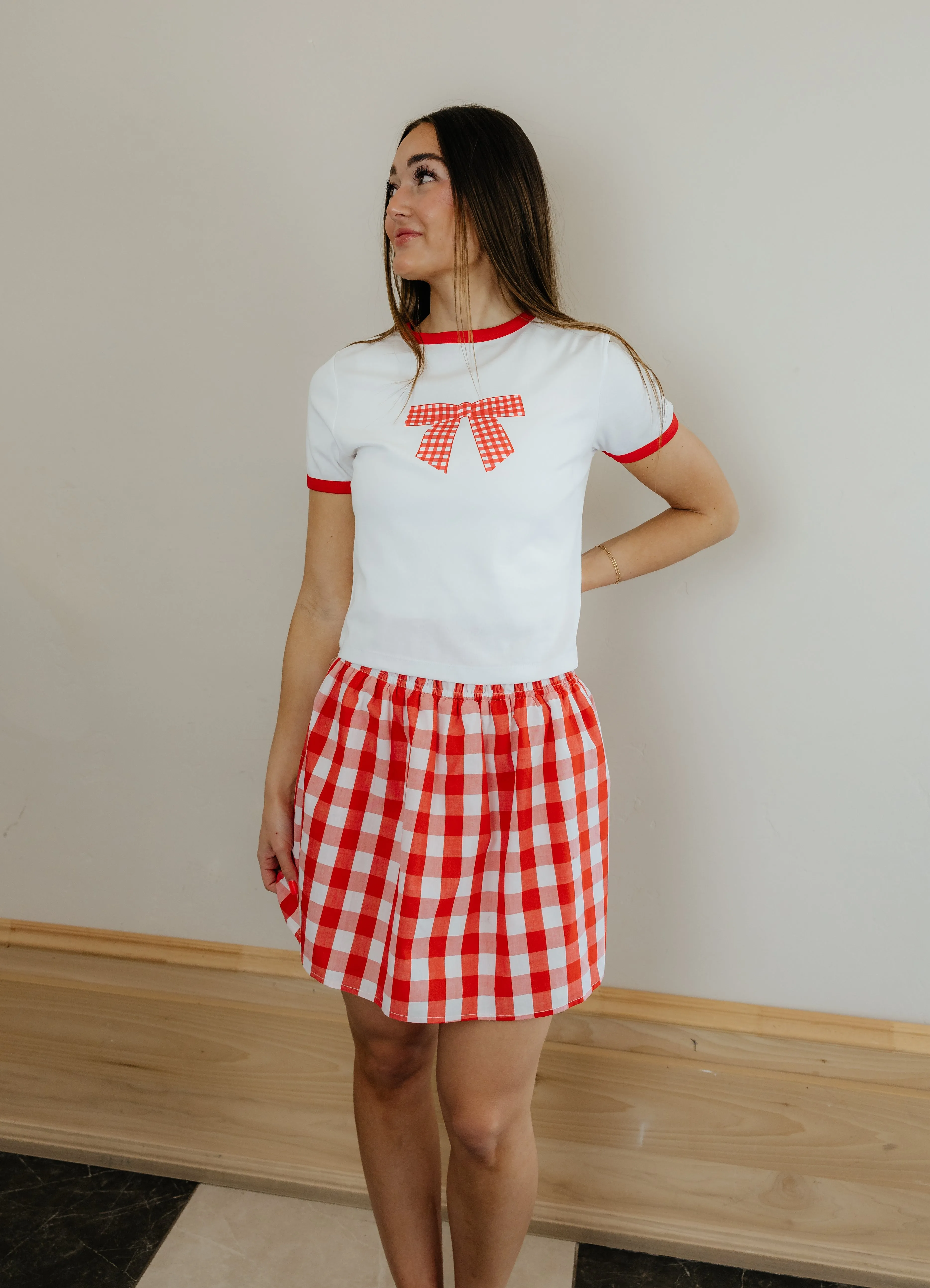 Rebel Check Mini Skirt