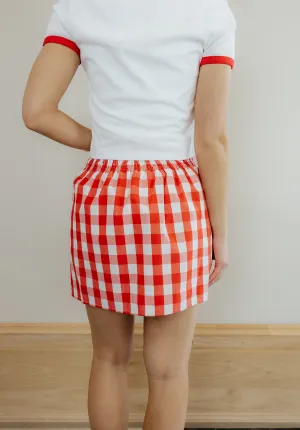 Rebel Check Mini Skirt