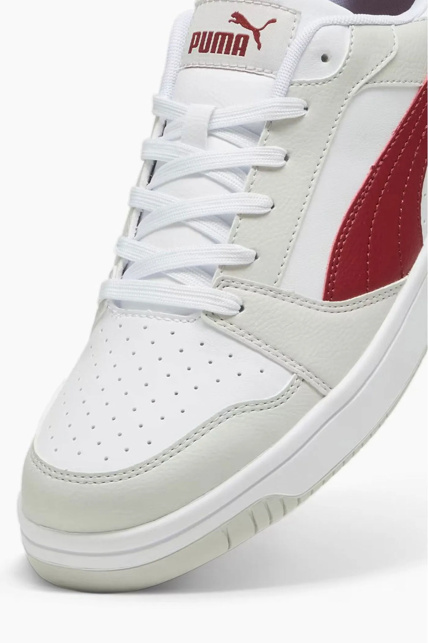 Rebound V6 Low Sneaker - White/Red