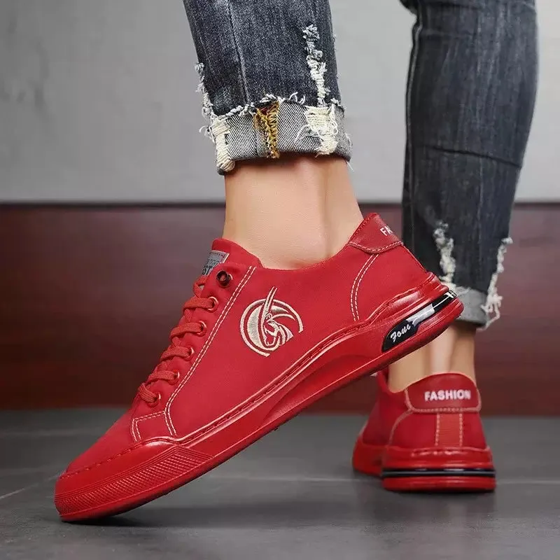 Red sneakers for men