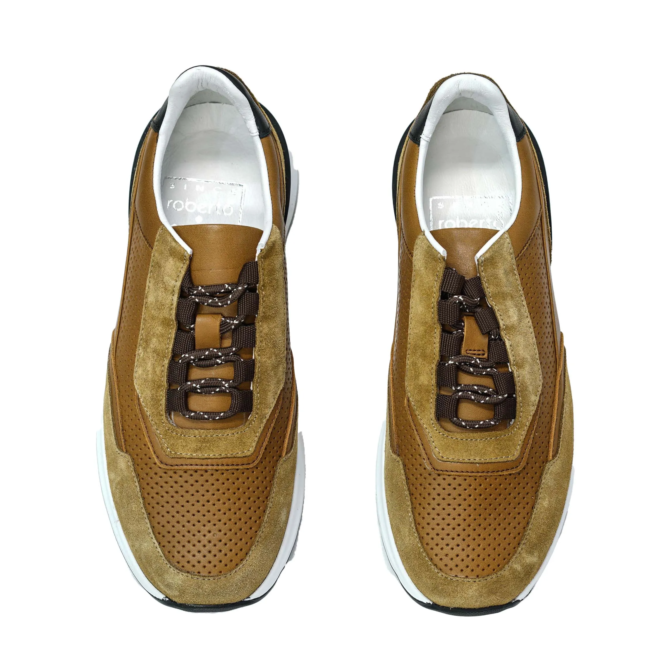Roberto Serpentini Men's Tan Sneaker M01115 20% off