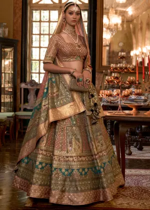 Royal Brown Designer Lehenga Set