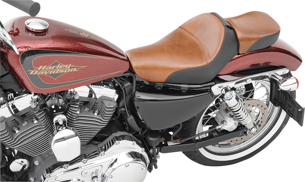 Saddlemen 807-03-0041B Renegade Lariat Solo Seat with Gel & Backrest Option - 4.5gal. Tank