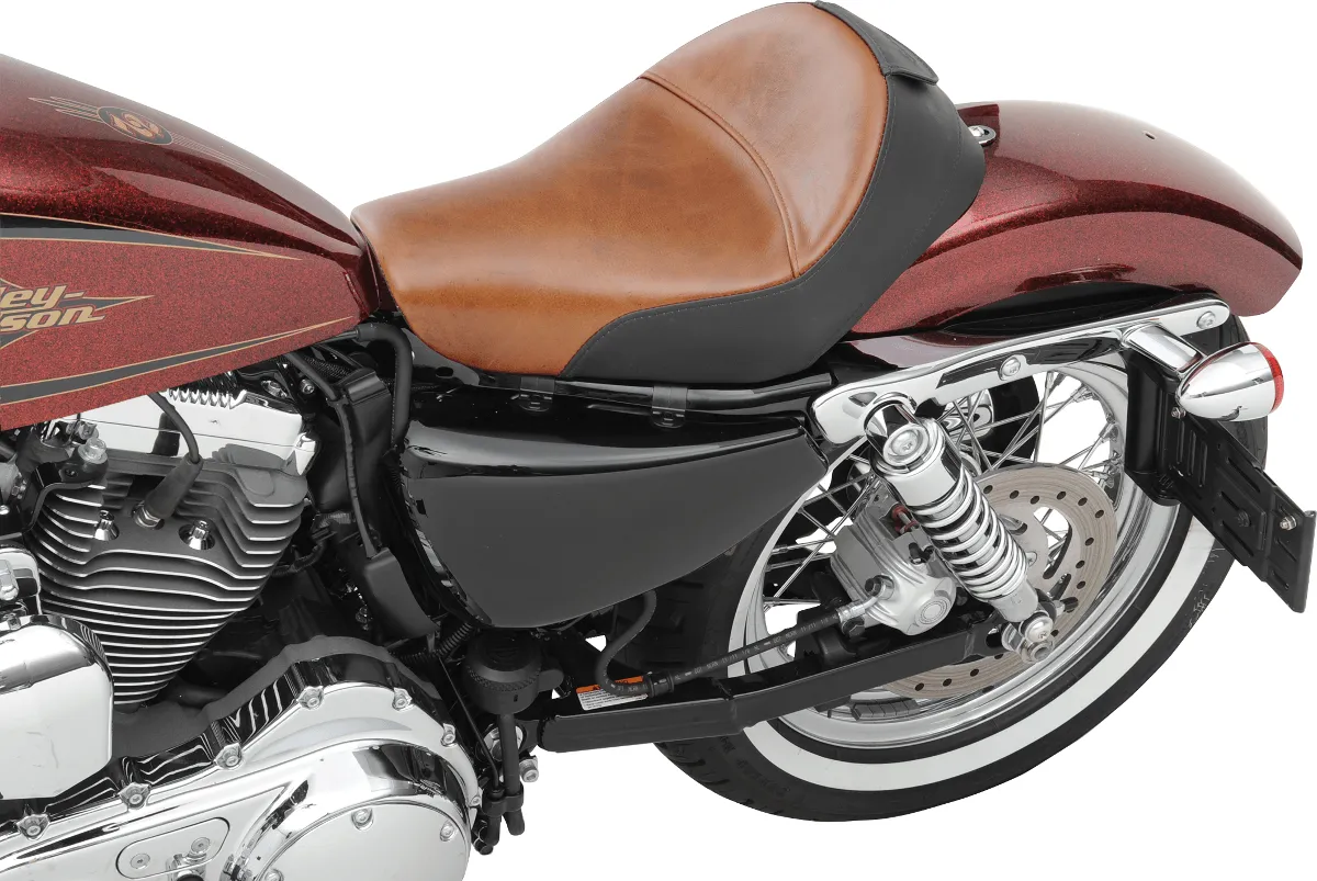 Saddlemen 807-03-0041B Renegade Lariat Solo Seat with Gel & Backrest Option - 4.5gal. Tank