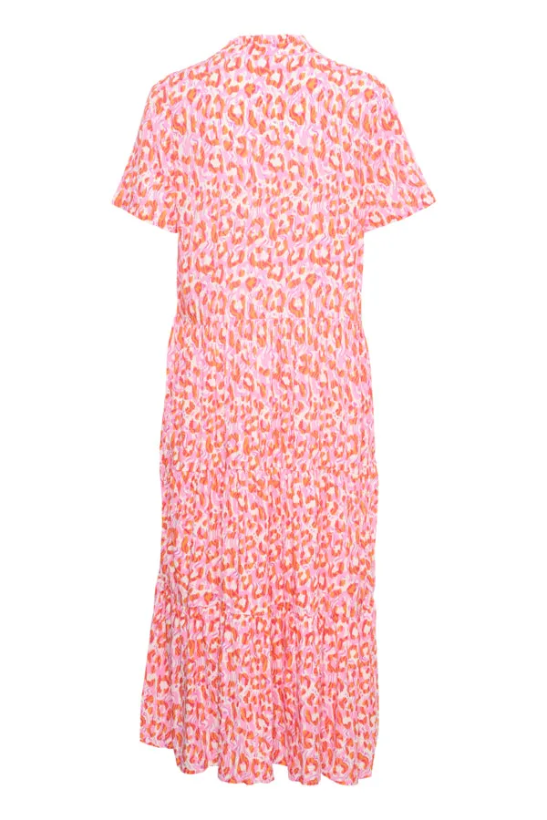 Saint Tropez EdaSZ SS Maxi Dress in Paradise P.Circular Animal