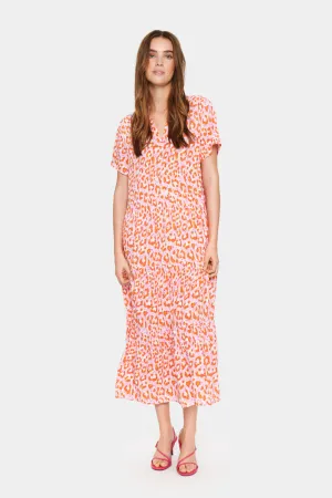 Saint Tropez EdaSZ SS Maxi Dress in Paradise P.Circular Animal