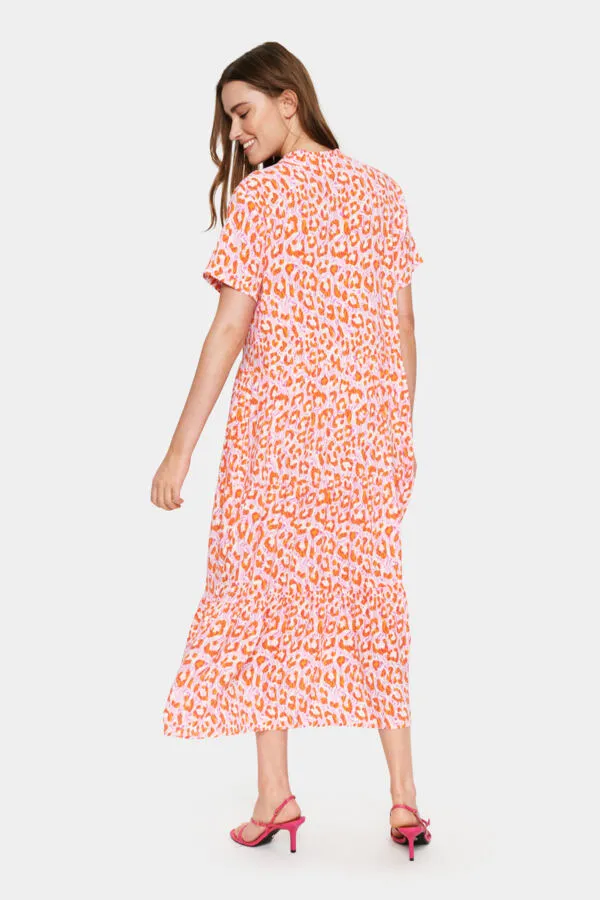 Saint Tropez EdaSZ SS Maxi Dress in Paradise P.Circular Animal