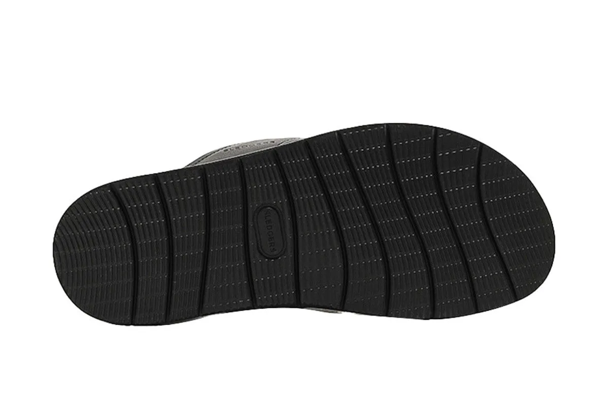 Salcedo Black Thong Sandals