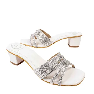 Salwa Heels S84H - White