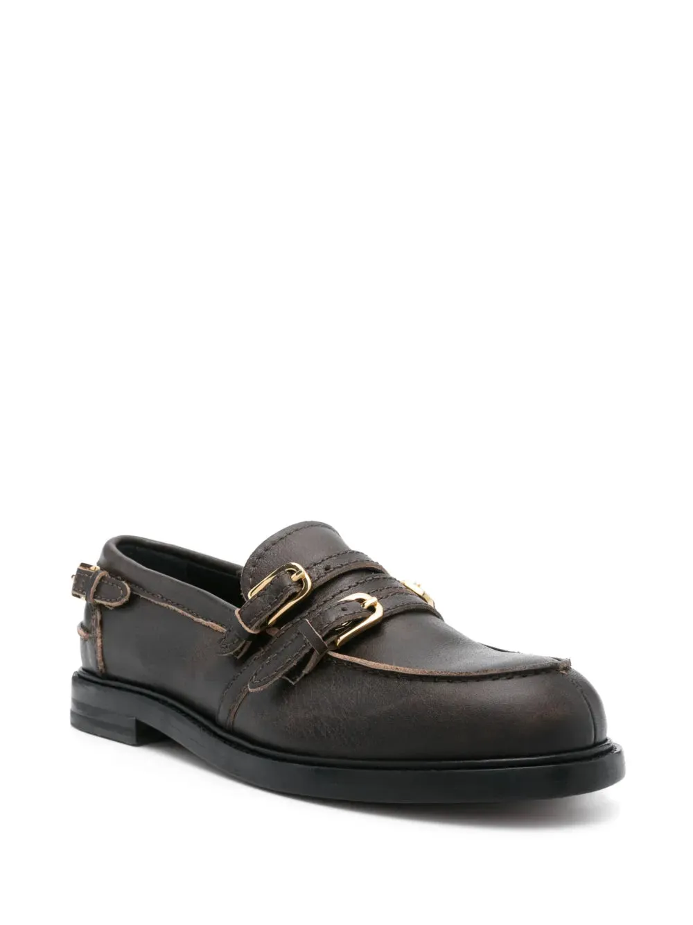 SANDRO buckle-detail loafers