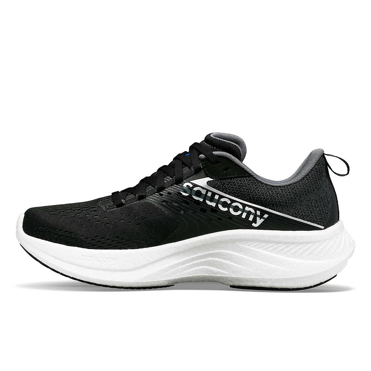 Saucony Ride 17 Wide (Mens) - Black/White
