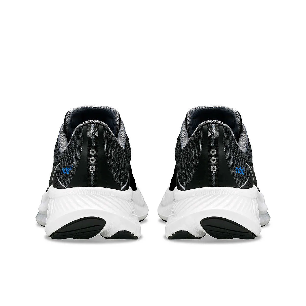 Saucony Ride 17 Wide (Mens) - Black/White