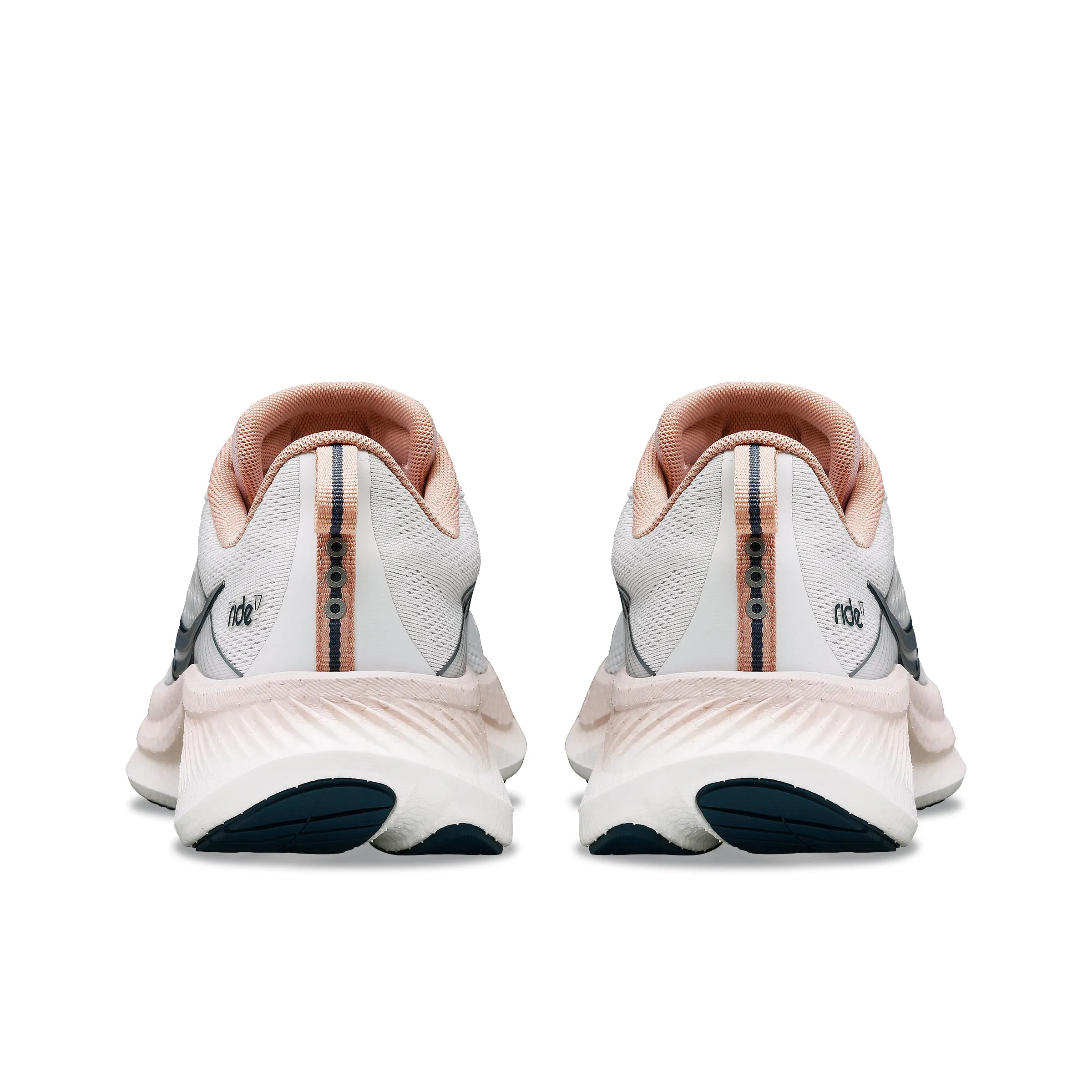 Saucony Ride 17 (Womens) - White/Lotus