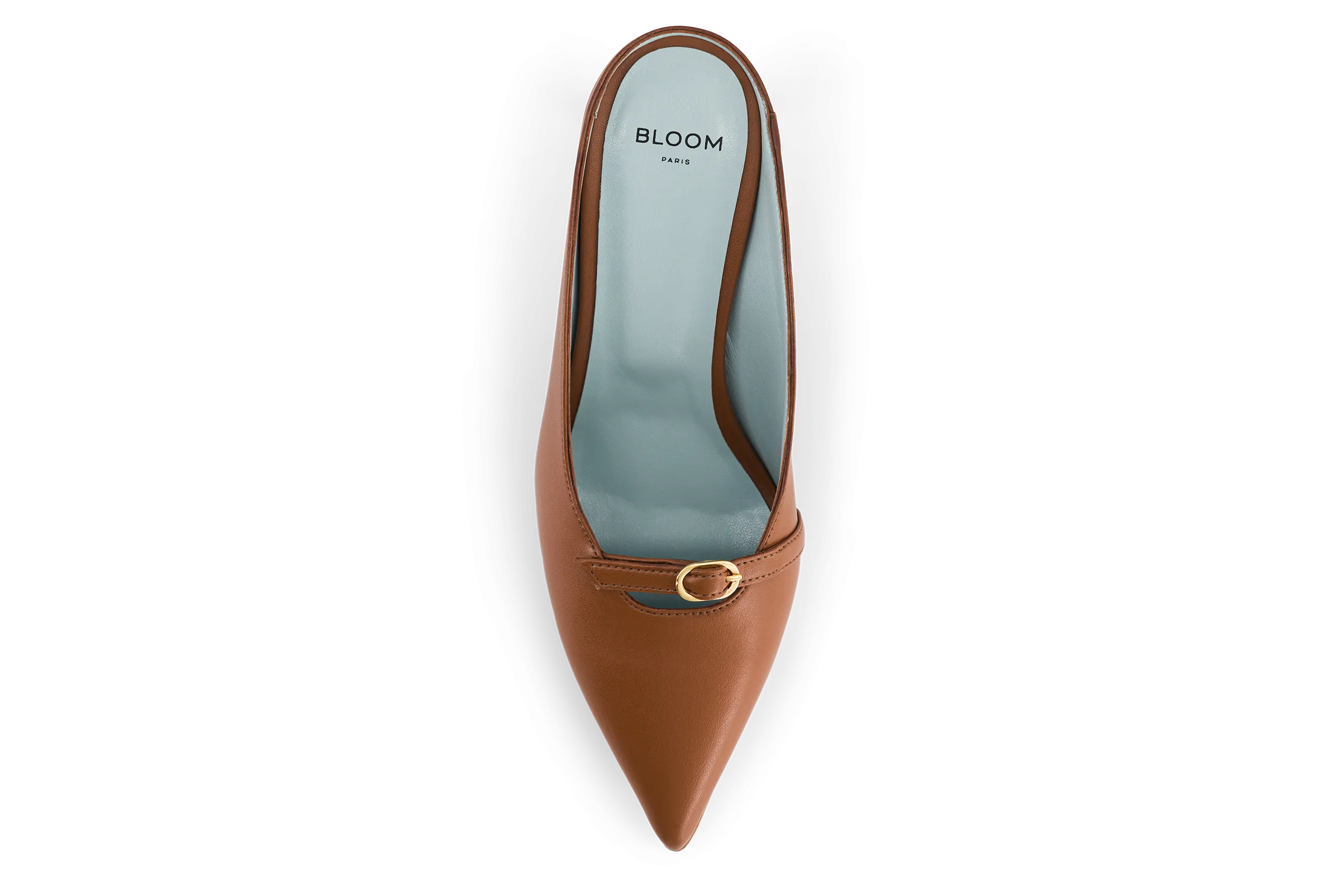 SIXTE HEELED MULE BROWN