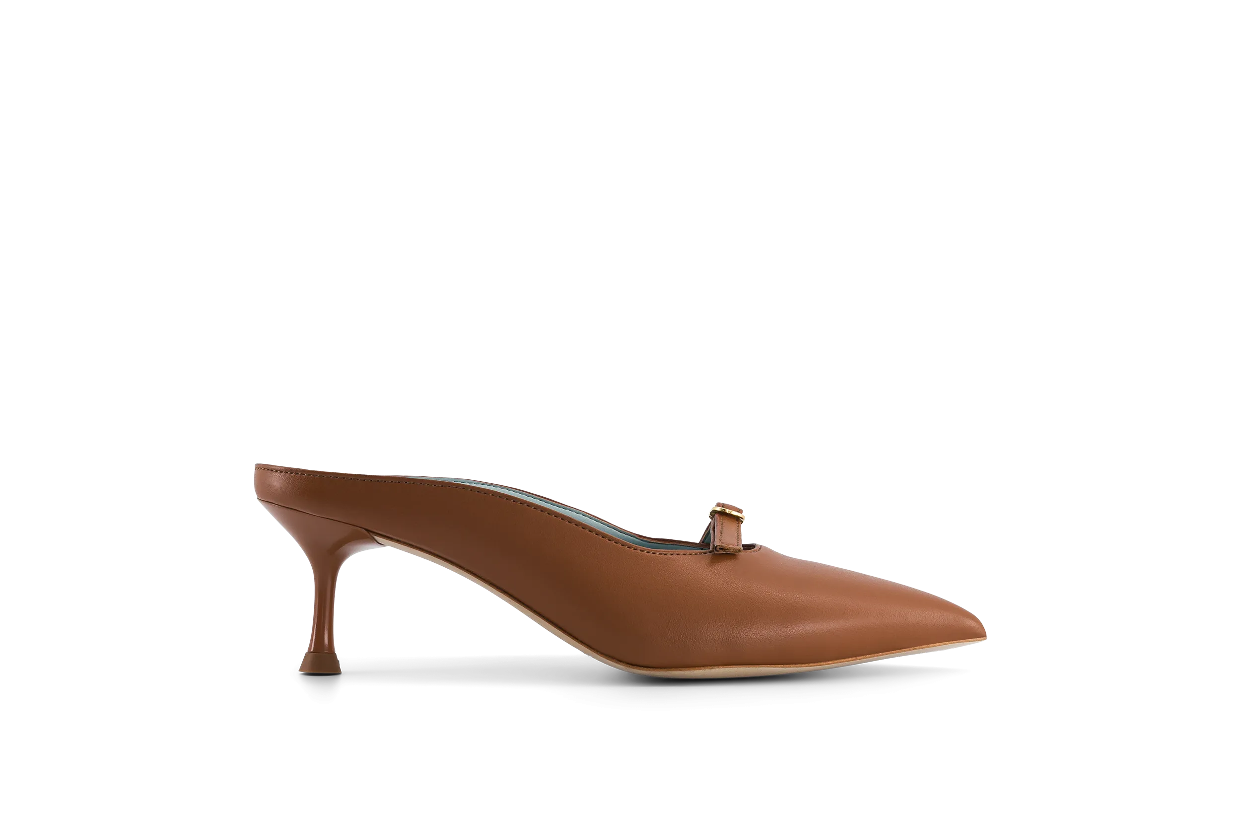 SIXTE HEELED MULE BROWN