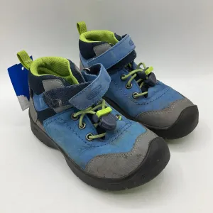 Size 10: Keen Blue Grey Toggle Velcro Hiking Boots