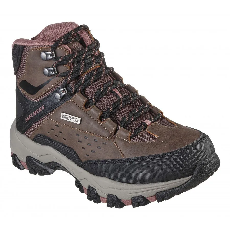 Skechers 158257 Selmen Wasserdichte Wanderstiefel für Damen in weiter Passform