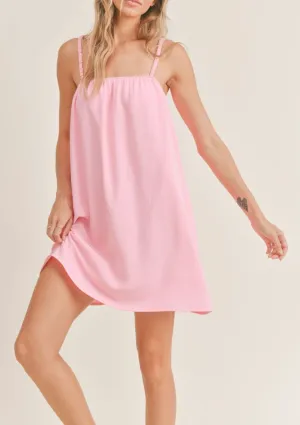 Sleeveless Square Neck Mini Dress